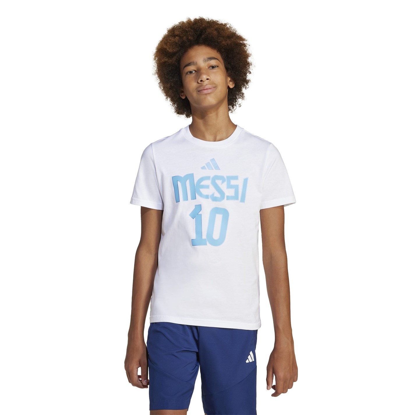 adidas Messi Name and Number Graphic Tee Kids