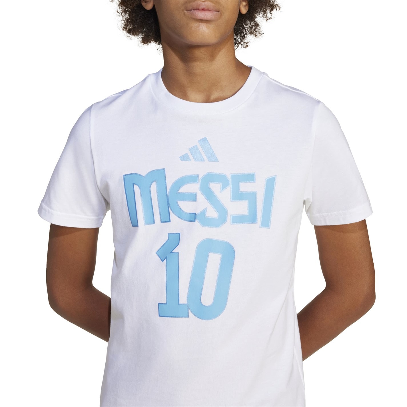 adidas Messi Name and Number Graphic Tee Kids