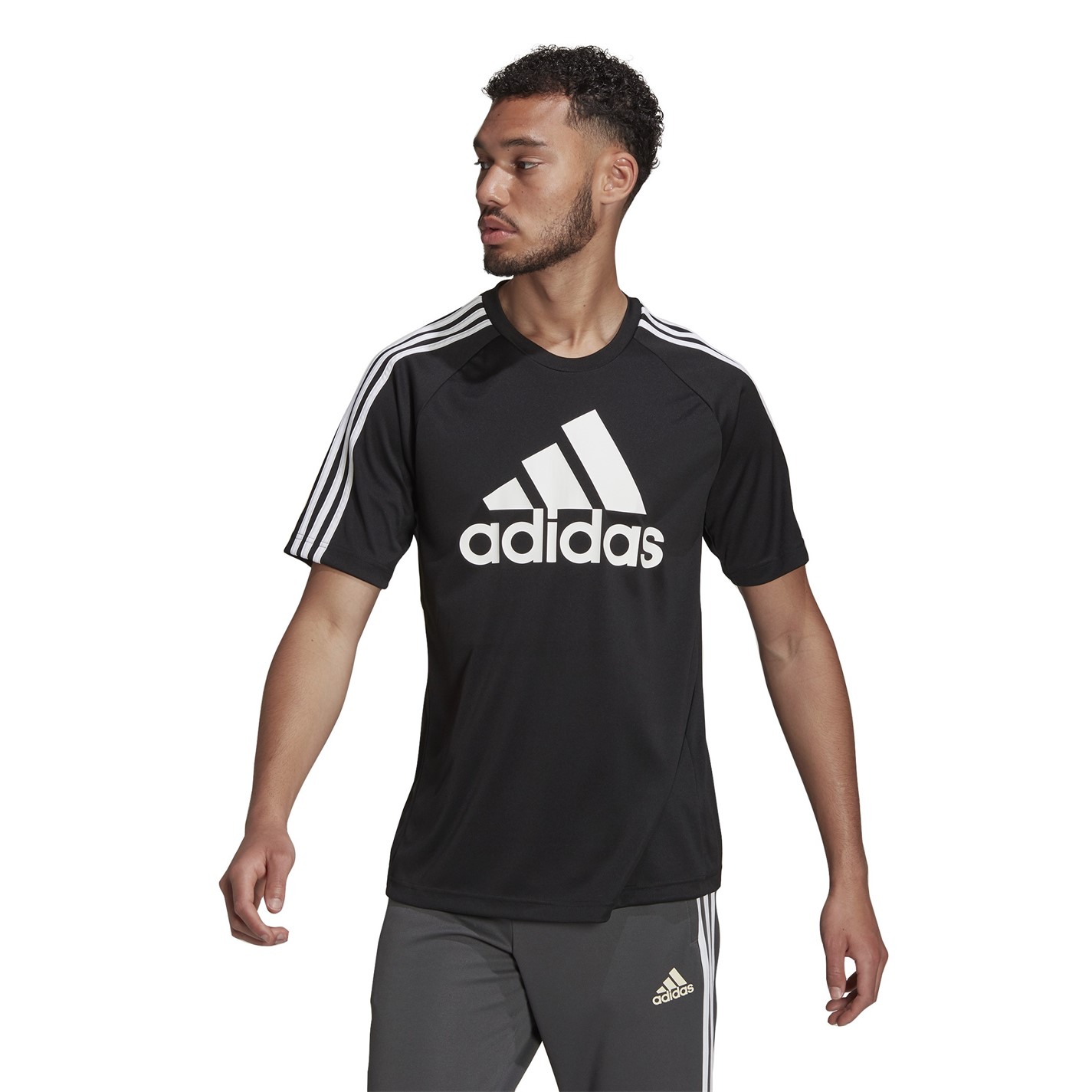adidas Sereno Logo T Shirt Mens