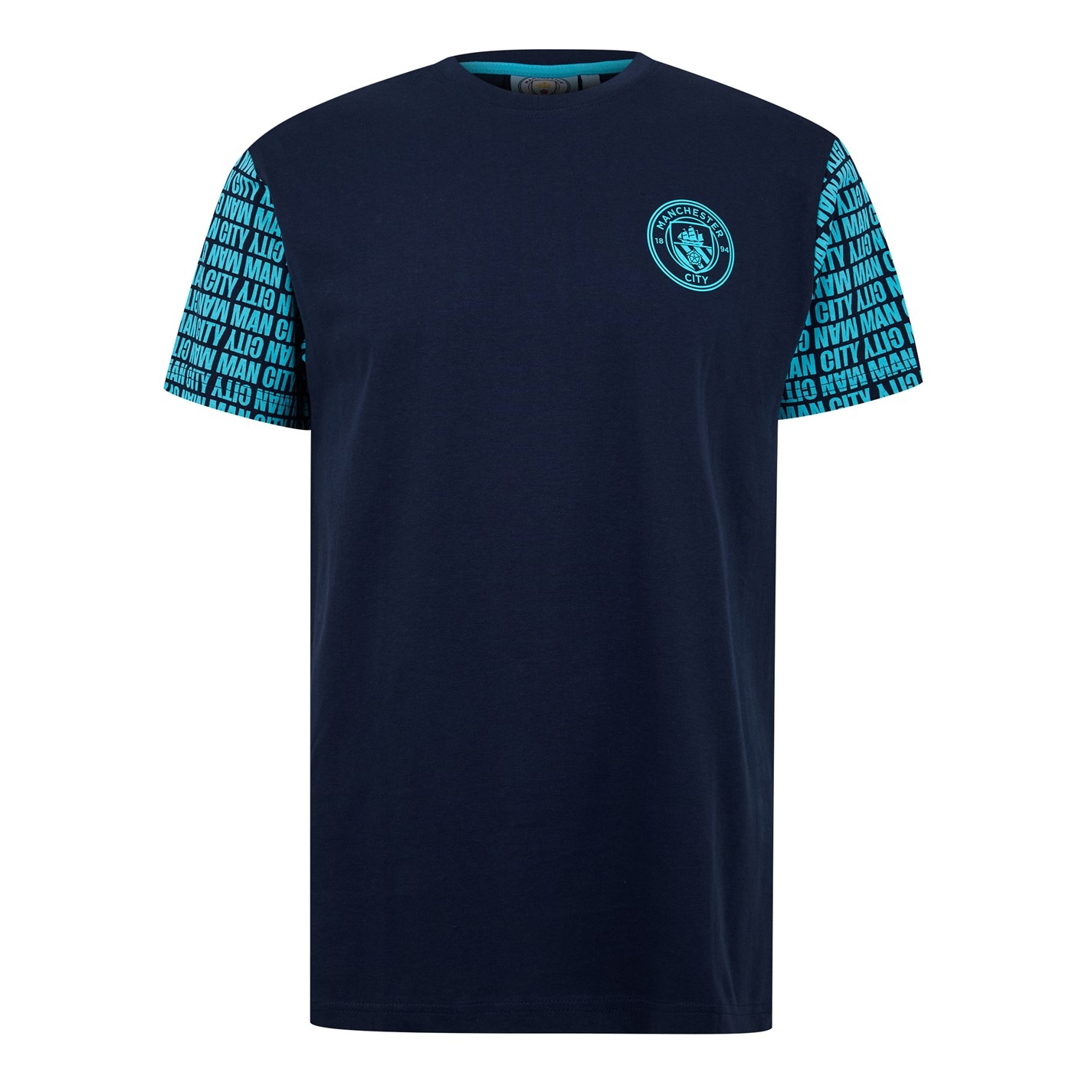 Source Lab Manchester City Graphic T-Shirt Mens