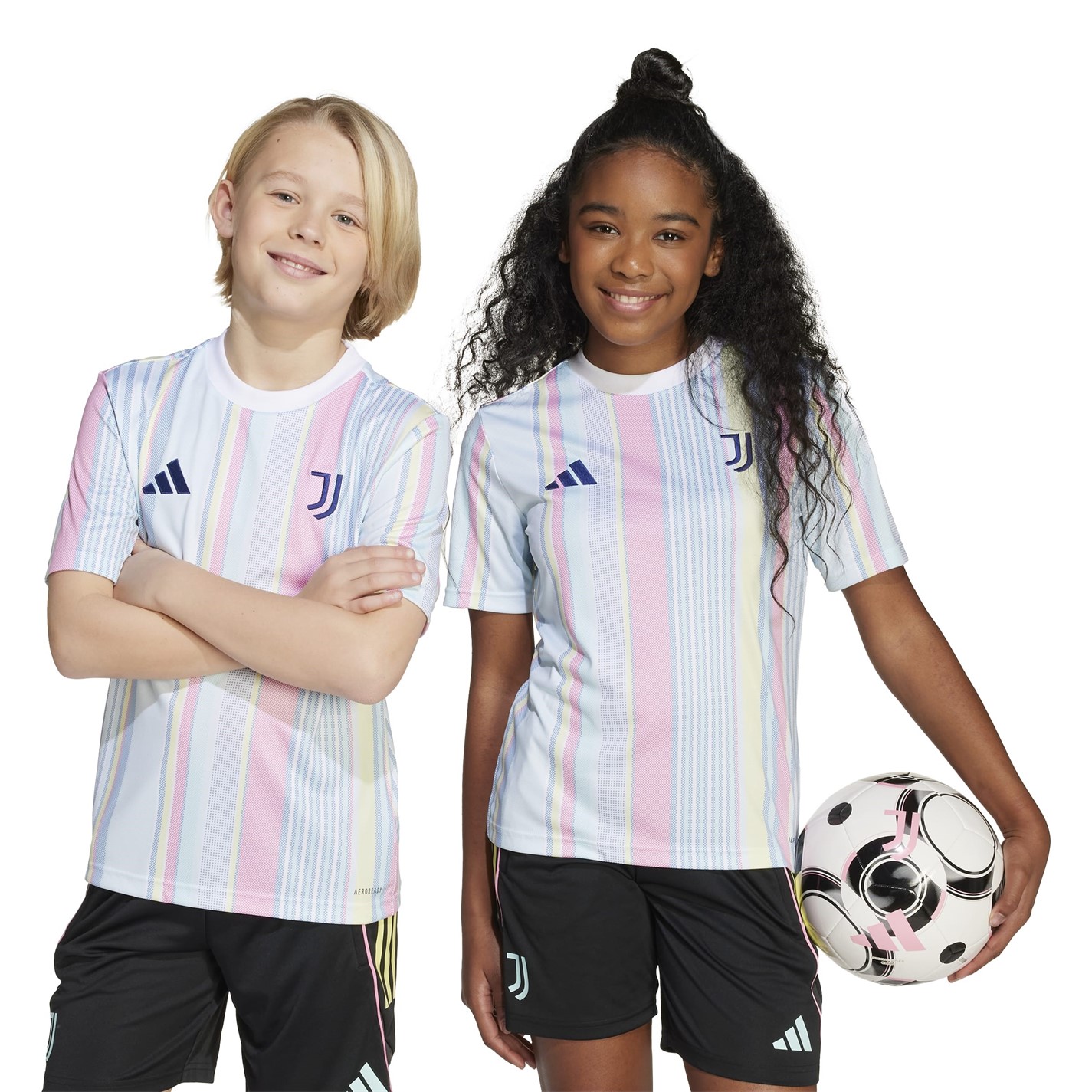 adidas Juventus 2025 2026 Pre-Match Shirt Juniors