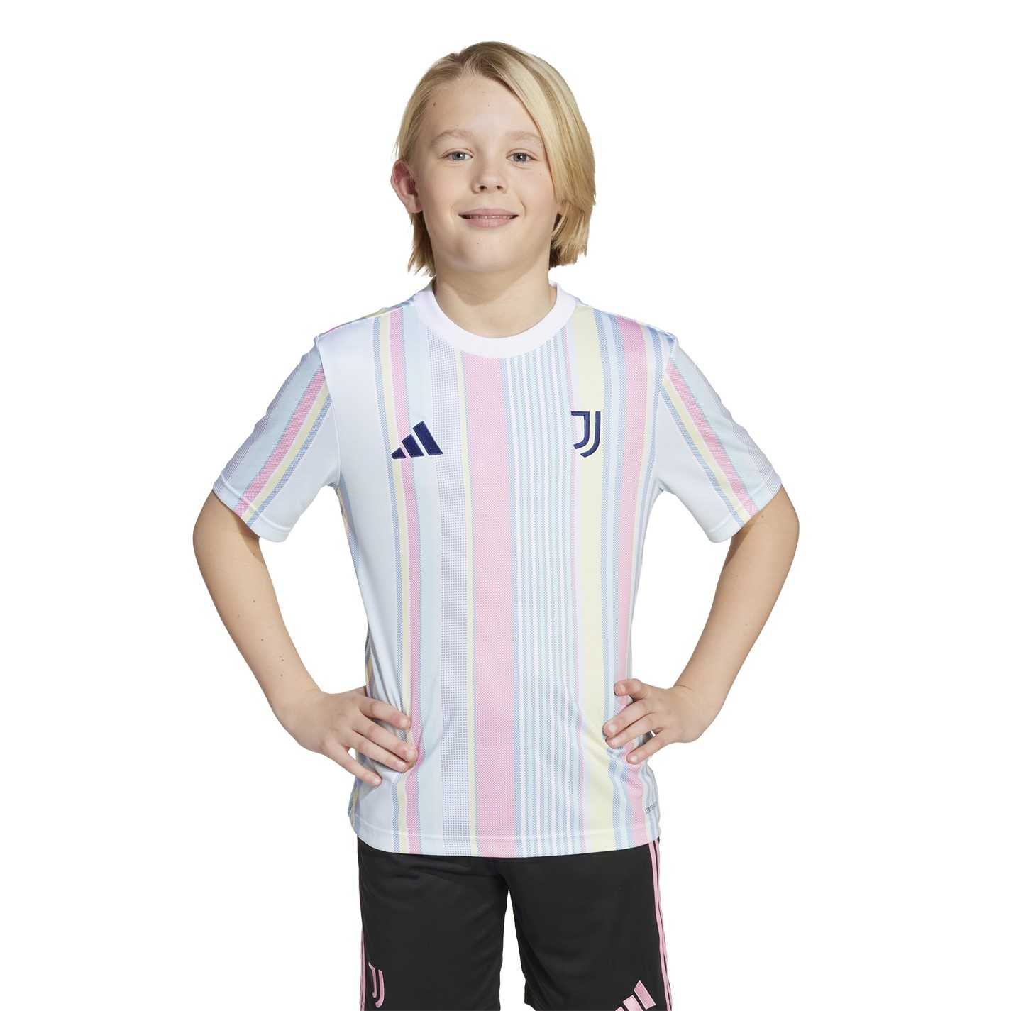 adidas Juventus 2025 2026 Pre-Match Shirt Juniors