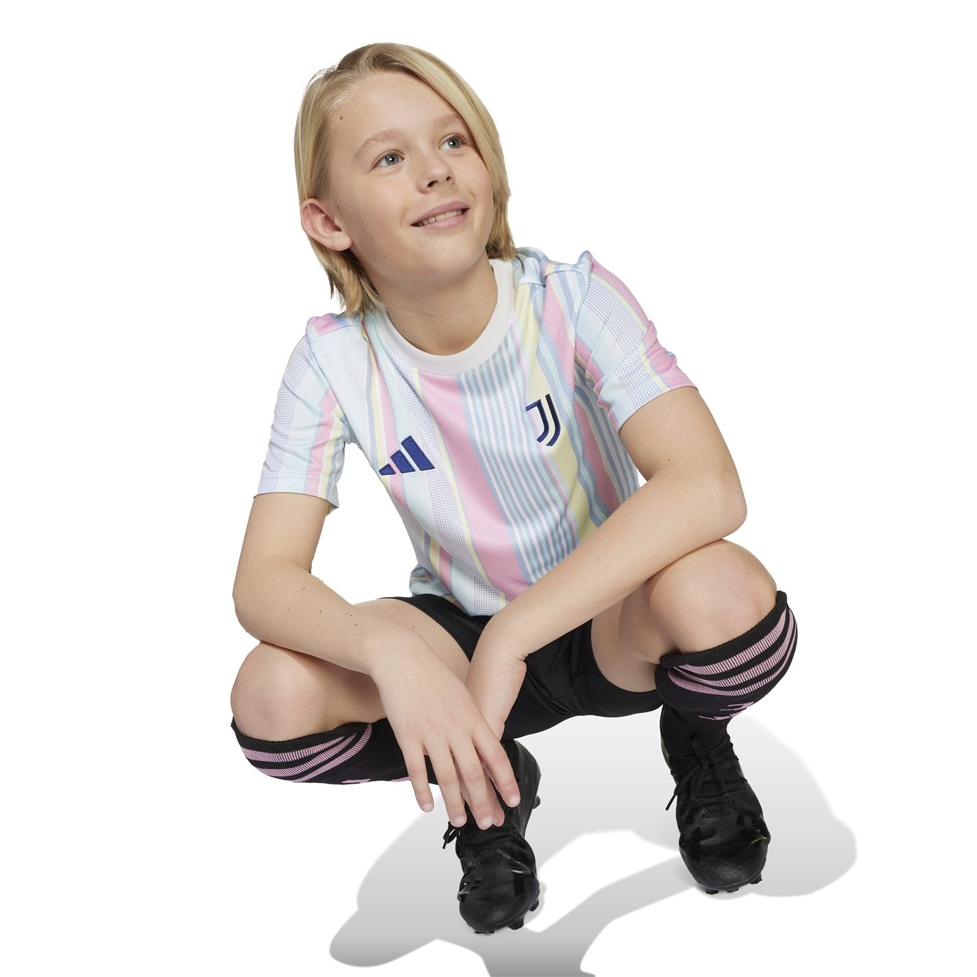 adidas Juventus 2025 2026 Pre-Match Shirt Juniors