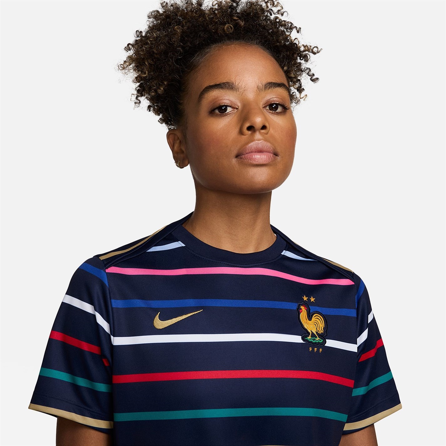 Nike France Academy Pro Home Pre-Match Shirt 2024 Womens