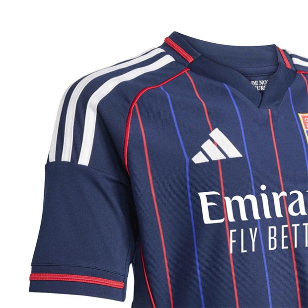 adidas Olympique Lyon Away Shirt 2025 2026 Juniors