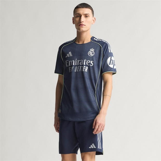 adidas Real Madrid Authentic Away Shirt 2025 2026 Adults
