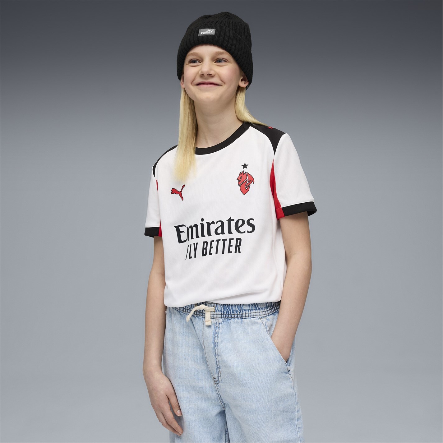 Puma AC Milan Away Shirt 2025 2026 Juniors
