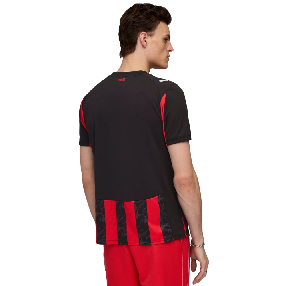 Men's Puma AC Milan Home Jersey Replica black-red 779962 01
