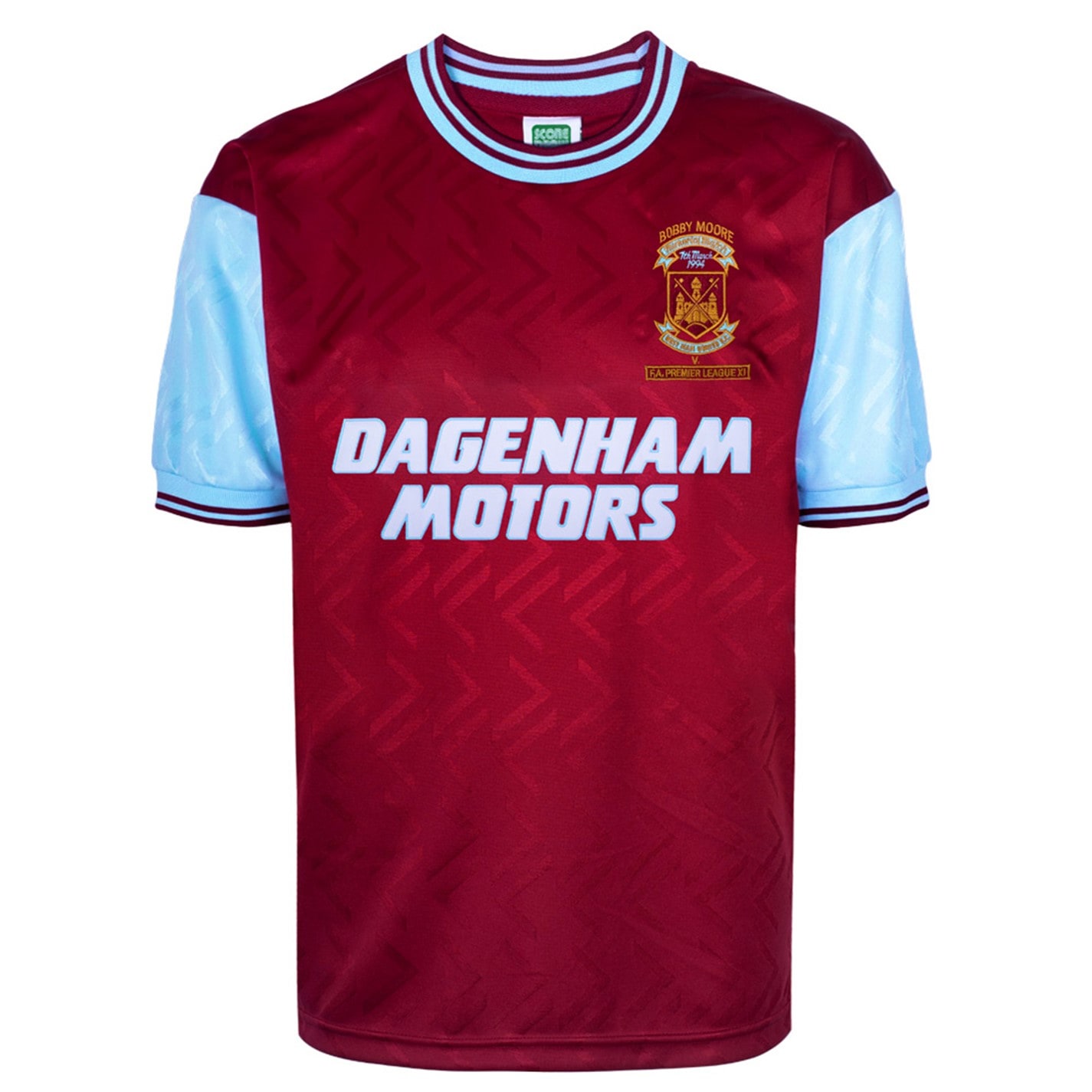 Score Draw West Ham United 94 Home Jersey Mens