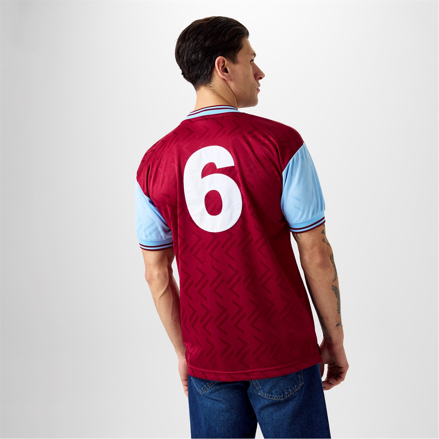 Score Draw West Ham United 94 Home Jersey Mens