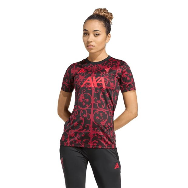 adidas Liverpool Pre Match Shirt 2025 2026 Womens