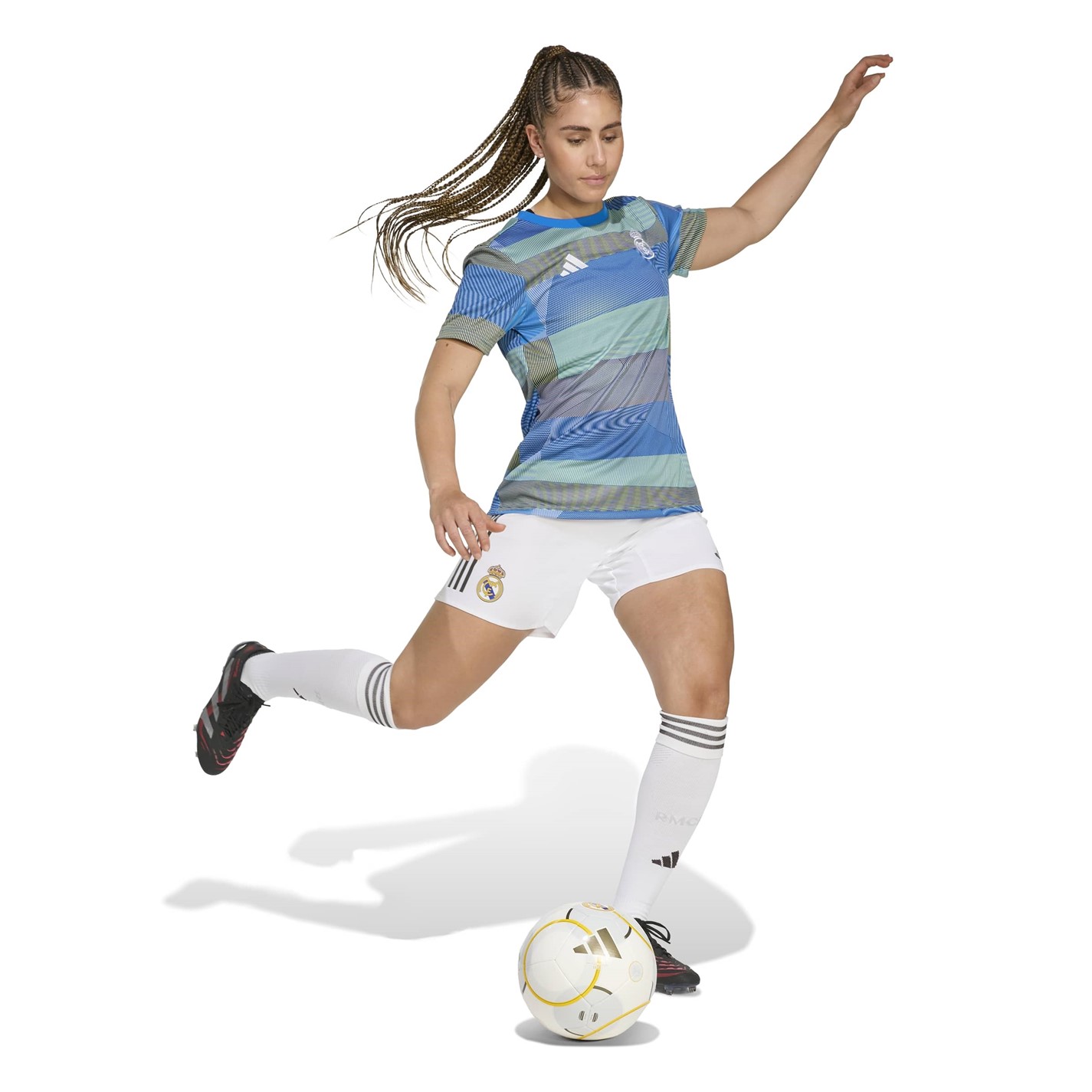adidas Real Madrid Pre Match Shirt 2025 2026 Womens