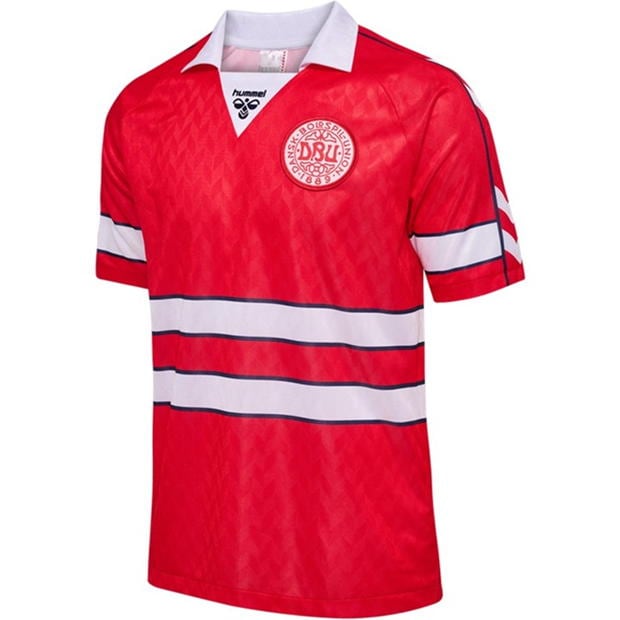 Hummel Denmark Retro Home Shirt 1988 Adults