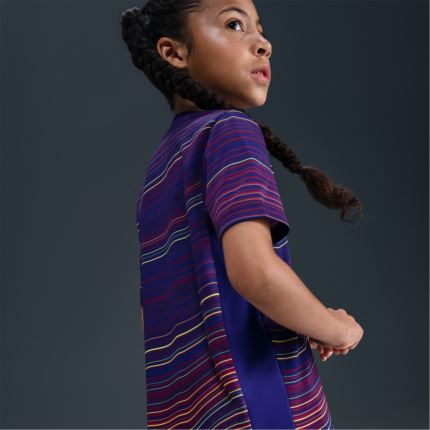 Nike Barcelona Home Pre Match Shirt 2025 2026 Juniors