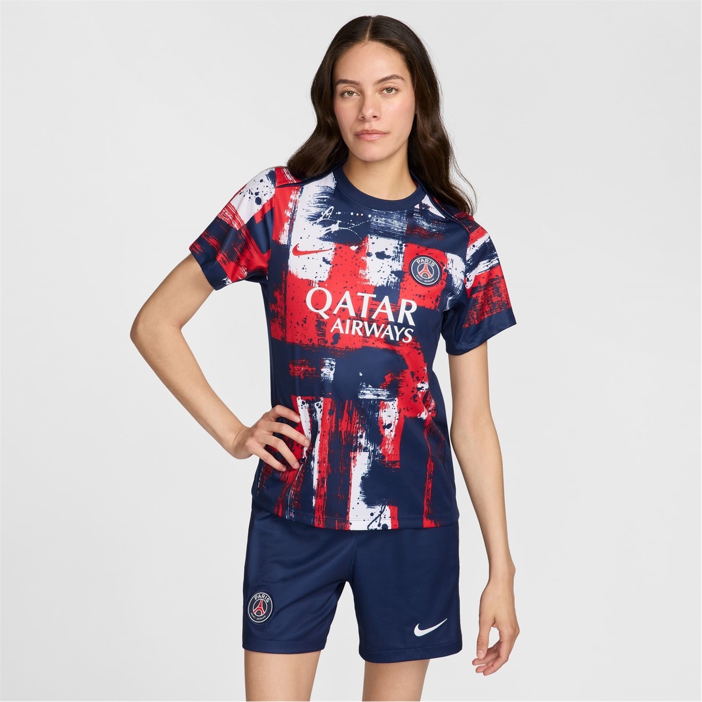 Nike Paris Saint-Germain Academy Pro Pre Match Shirt 2024 2025 Womens