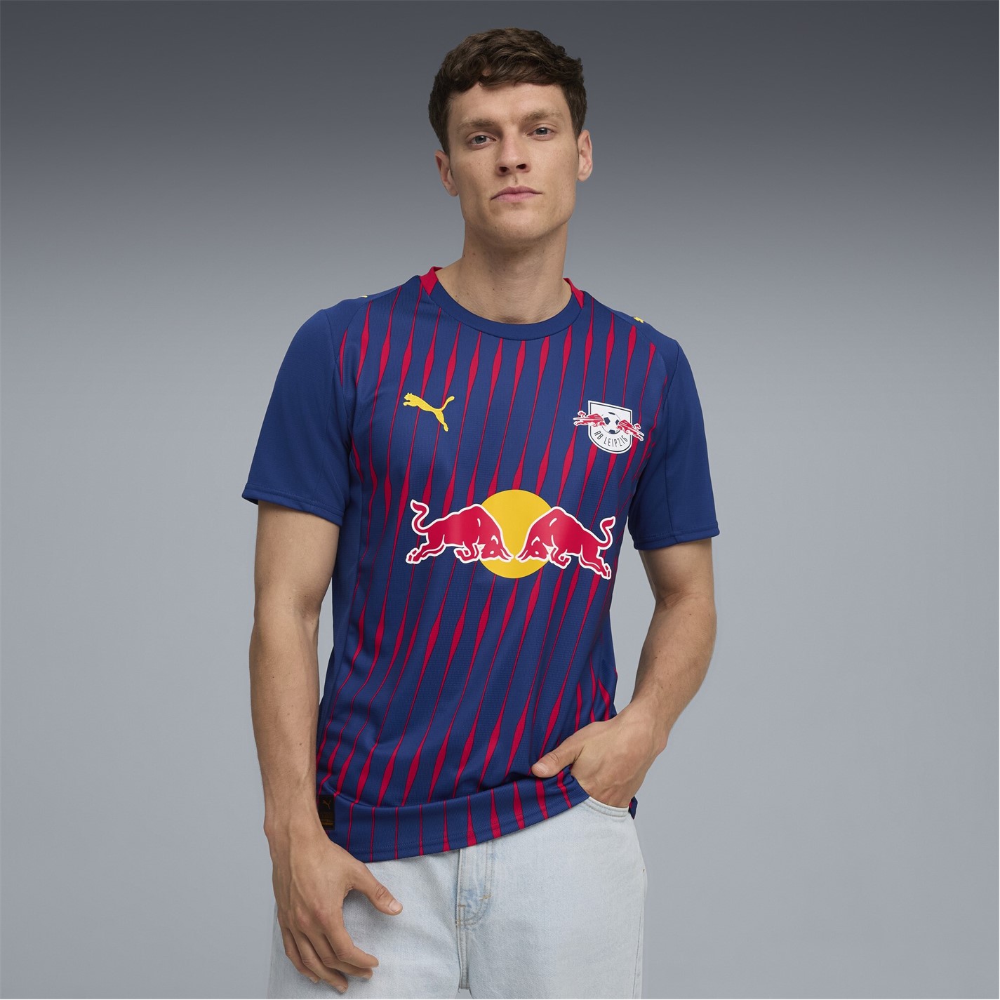 Puma RB Leipzig Authentic Away Football Shirt 2025 2026 Mens