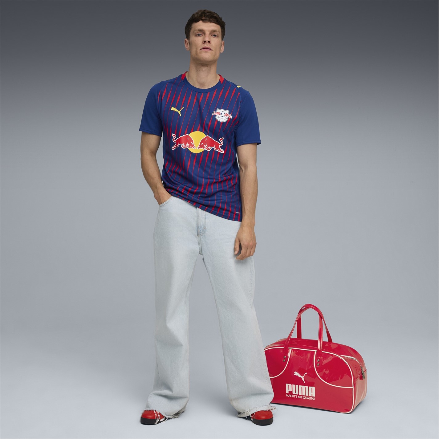Puma RB Leipzig Authentic Away Football Shirt 2025 2026 Mens