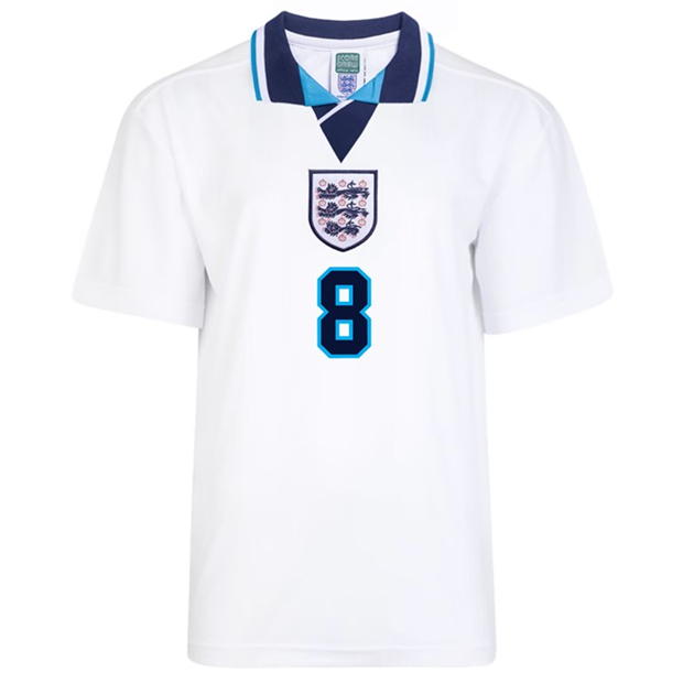 Score Draw England Retro Home Shirt 1996 Adults