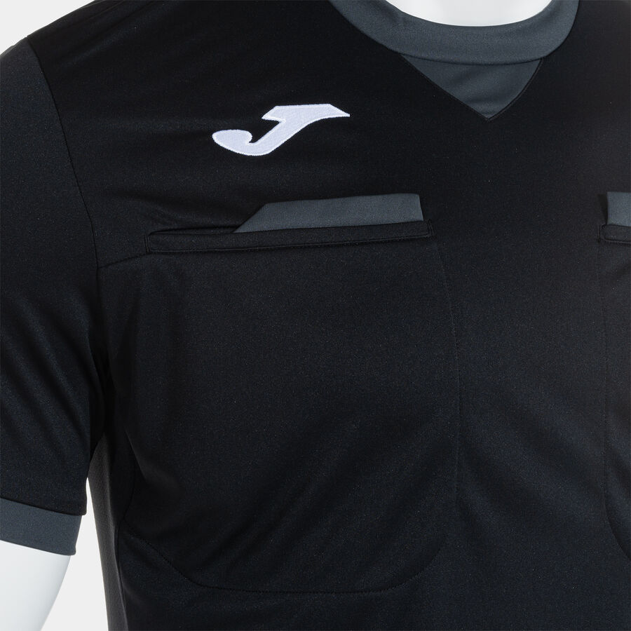 Referee Short Sleeve T-shirt Black Dark Gray