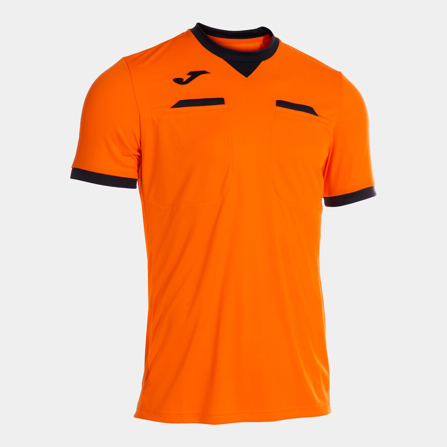 Referee Short Sleeve T-shirt Orange Black