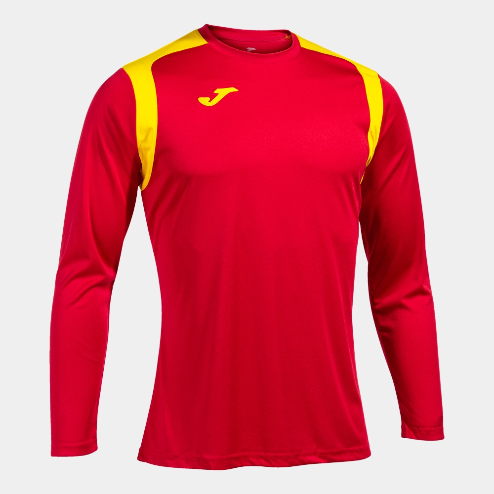 T-shirt Champion V Red-yellow L/s