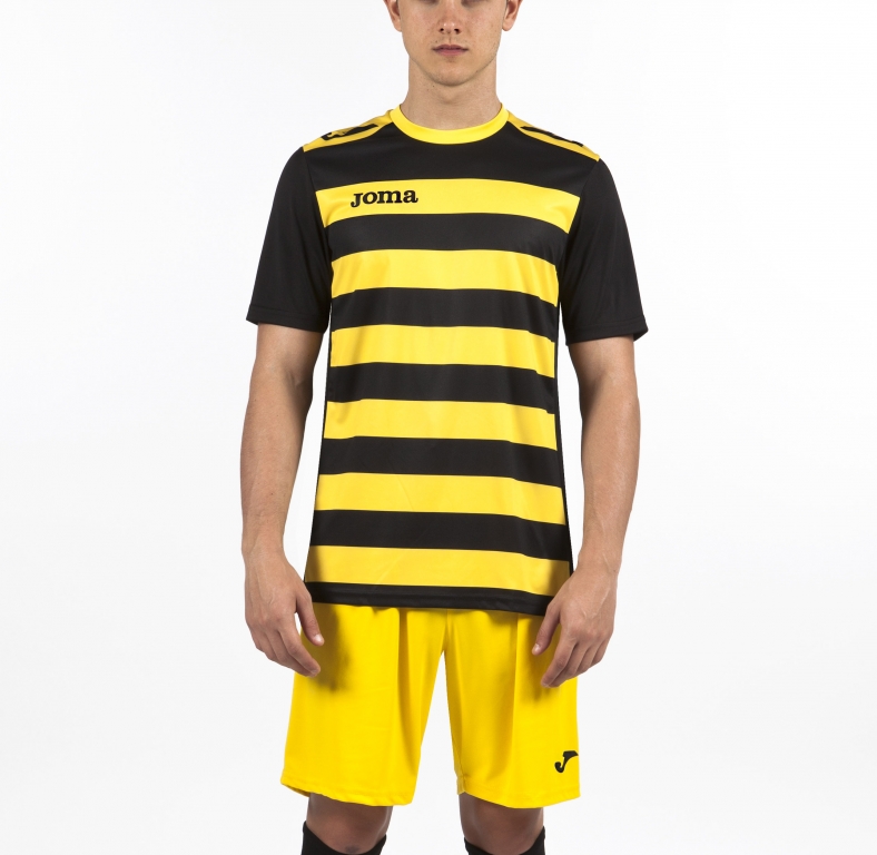 T-shirt Europa Ii Black-yellow S/s