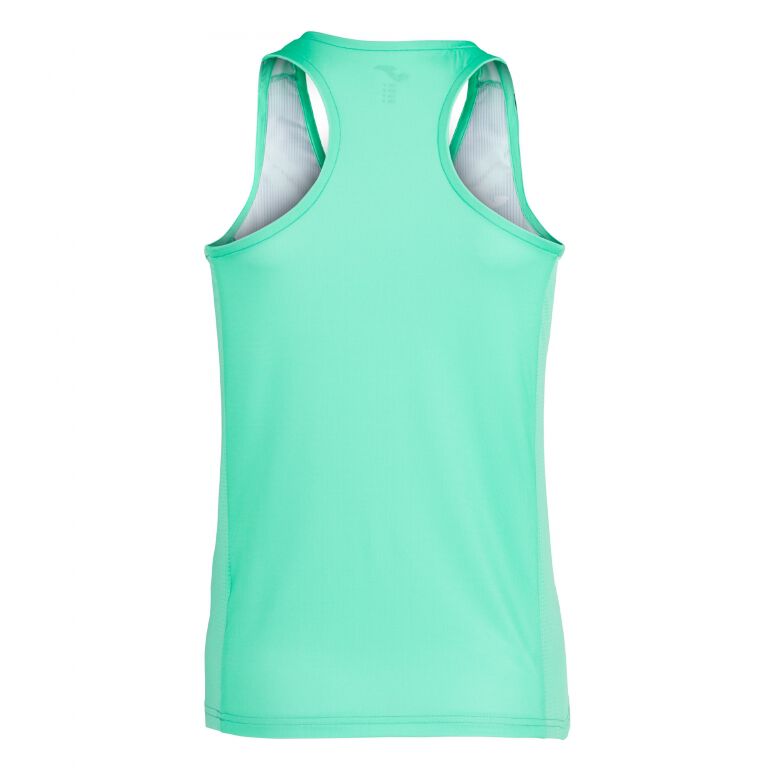 Tricouri Olimpia Green-black Sleeveless pentru Femei Joma