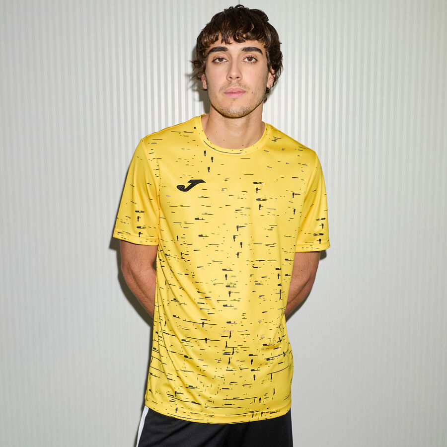 Pro Team Short Sleeve T-shirt Yellow Black