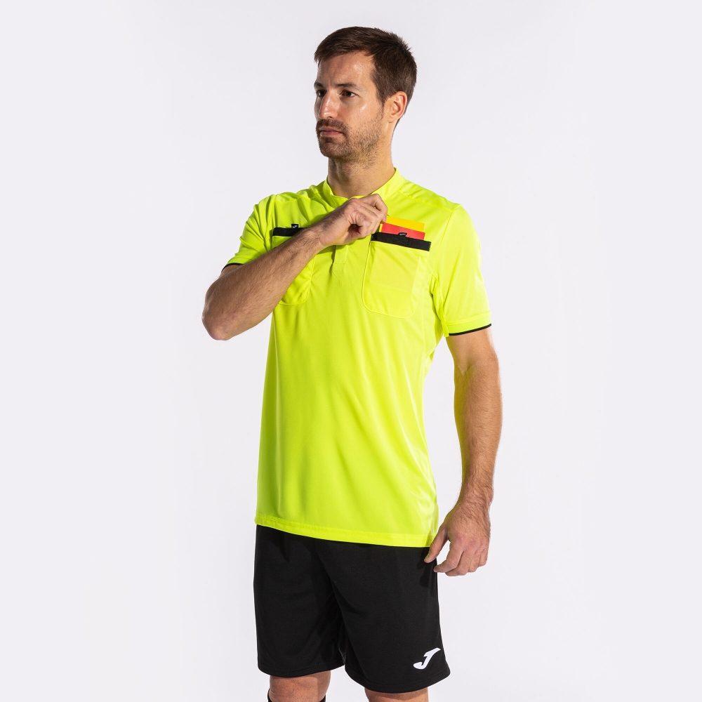 Referee T-shirt Fluor Yellow S/s