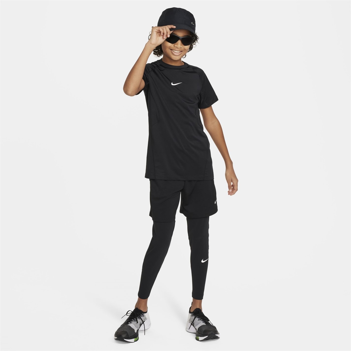 Nike Pro Big Kids (Boys) Dri-FIT Short-Sleeve Top
