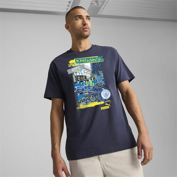 Puma Manchester City FtblNRGY+ T-Shirt Adults