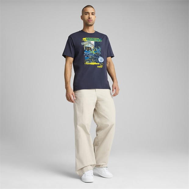 Puma Manchester City FtblNRGY+ T-Shirt Adults