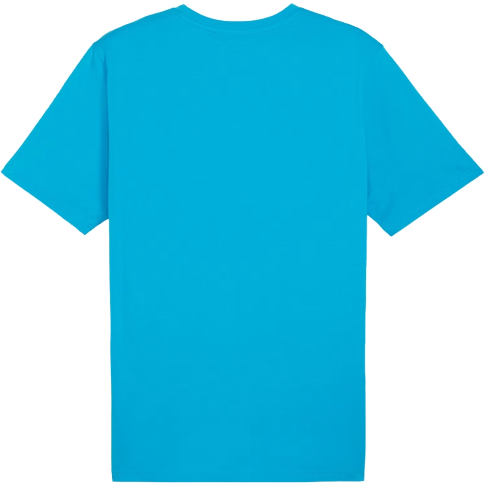 Men's T-shirt Puma Team Rise Logo Jersey Cotton light blue 658705 02
