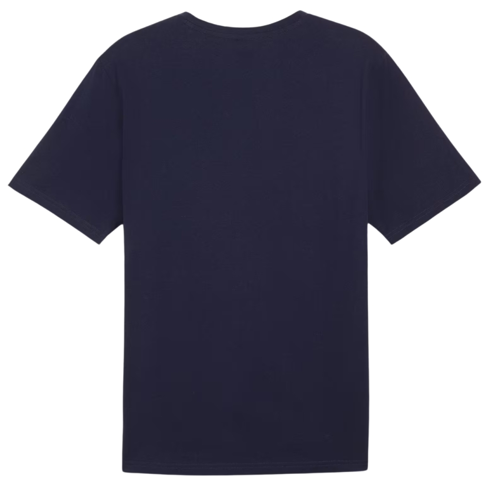 Men's T-shirt Puma Team Rise Logo Jersey Cotton navy blue 658705 06