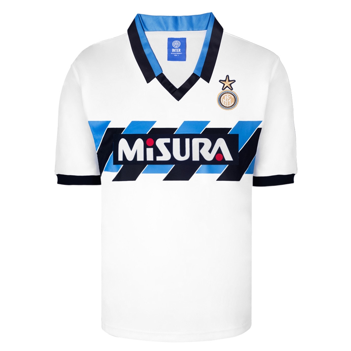 Score Draw Klinsmann Inter Milan Retro Away Shirt 1989 1990 Adults