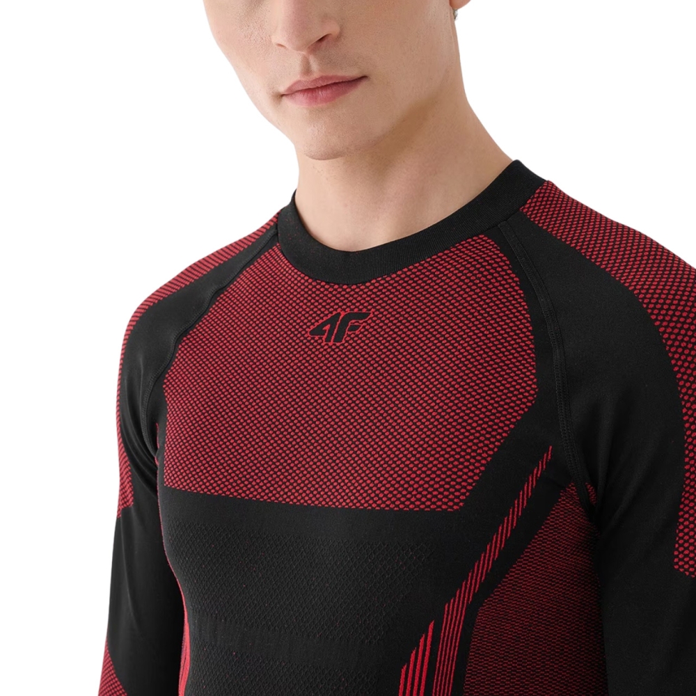 Men's thermoactive T-shirt 4F M165 red 4FWAW24USEAM165 62S