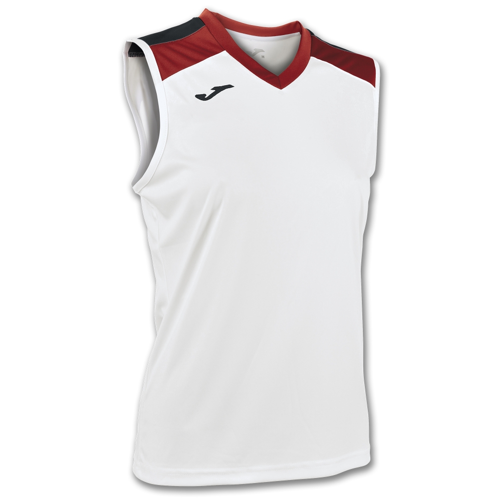 Tricou Volley White-red Sleeveless W. Joma