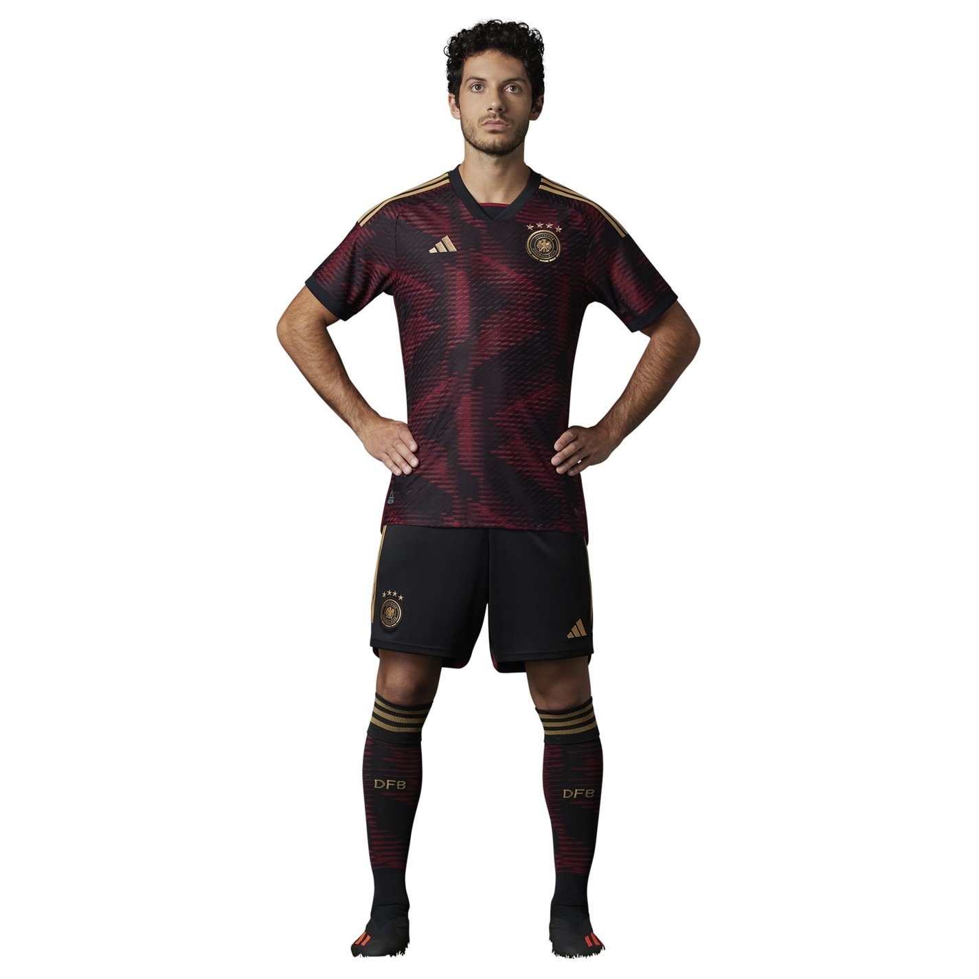 adidas Germany Away Authentic Shirt 2022 Mens