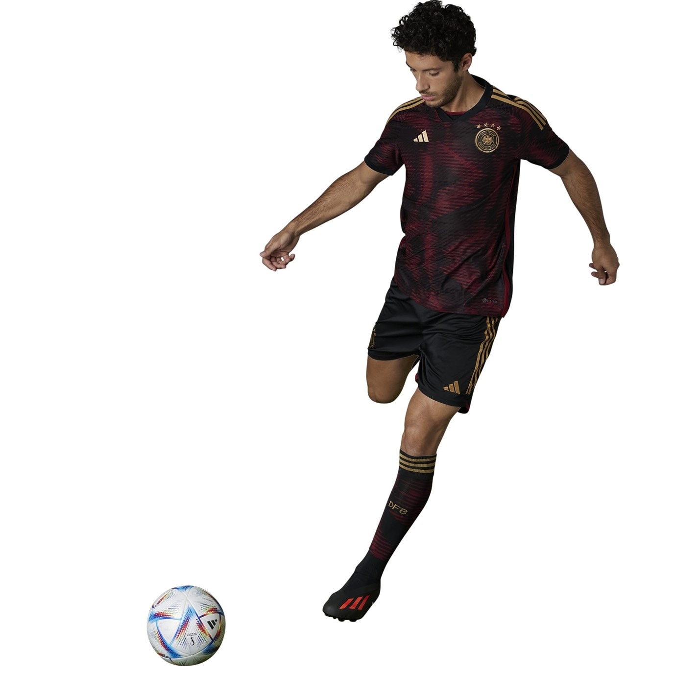 adidas Germany Away Authentic Shirt 2022 Mens