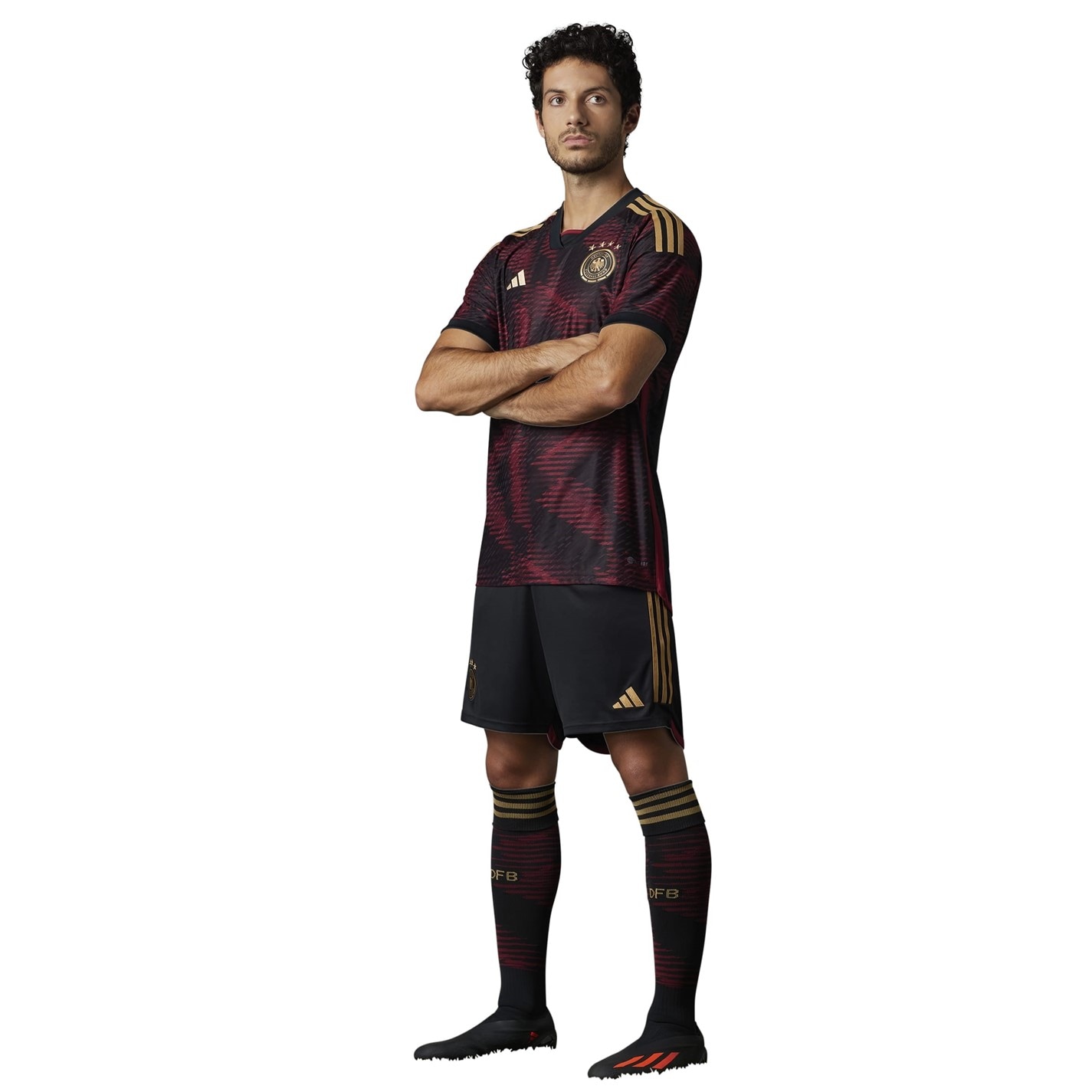 adidas Germany Away Authentic Shirt 2022 Mens