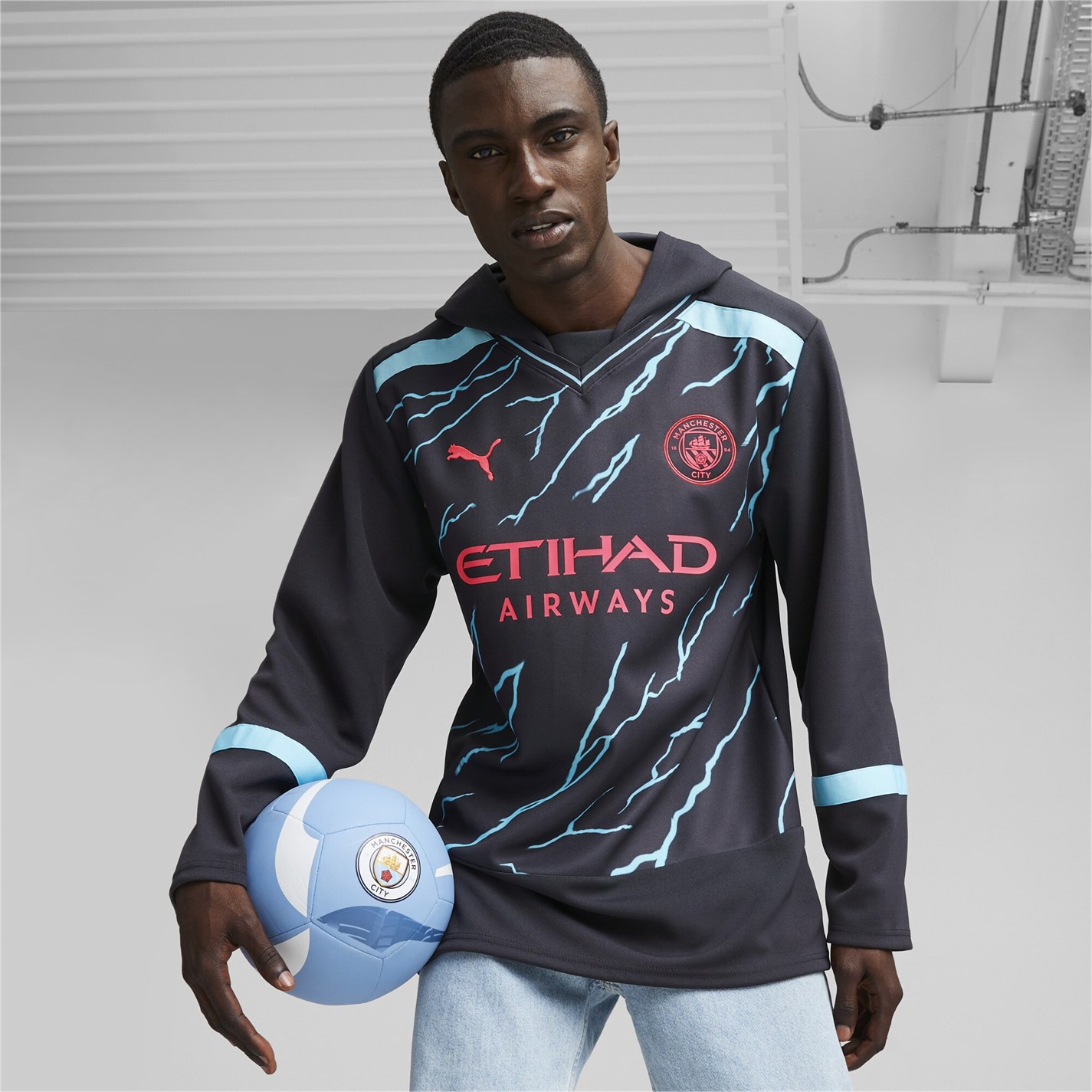 Puma Manchester City Shirt Jacket 2023 2024 Adults