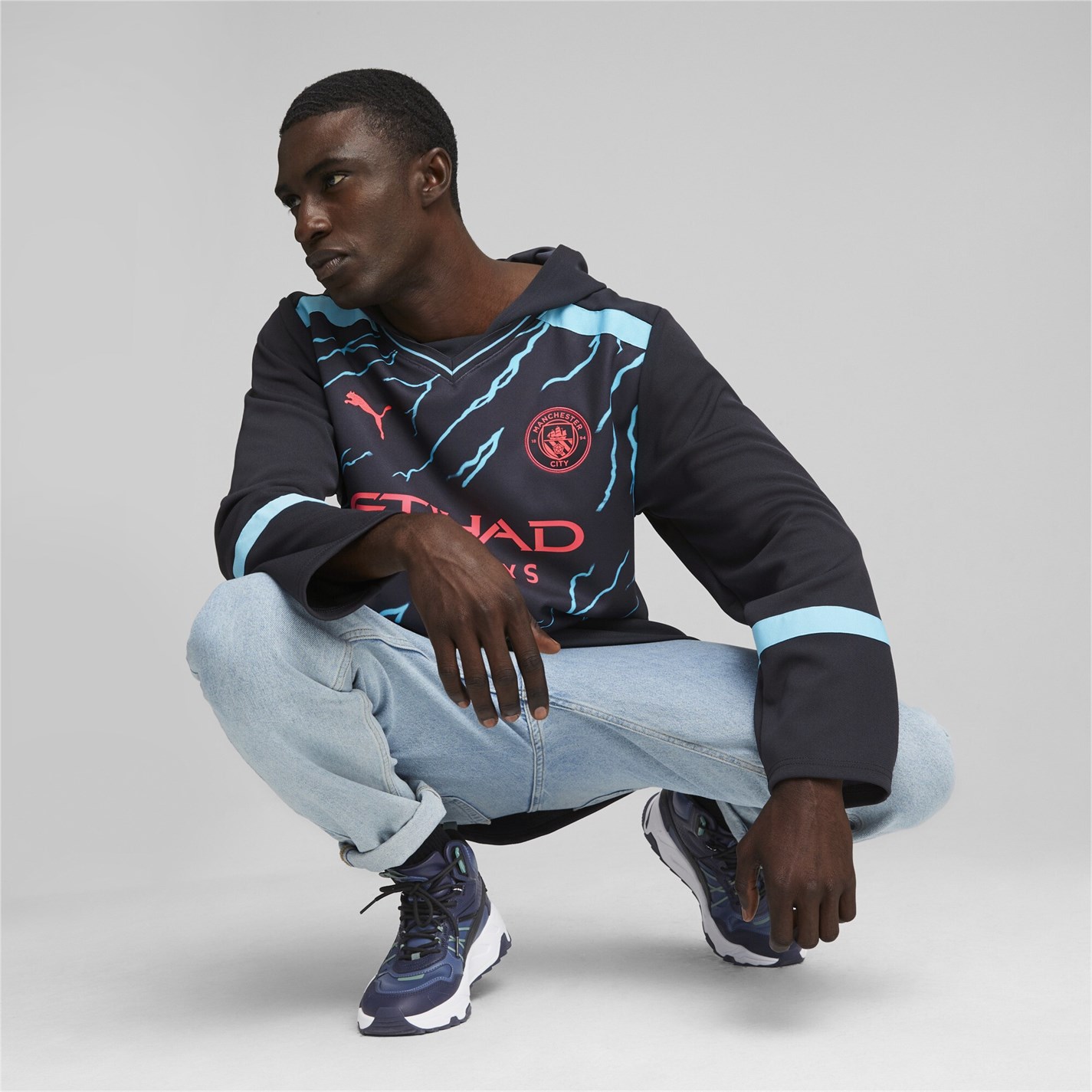 Puma Manchester City Shirt Jacket 2023 2024 Adults