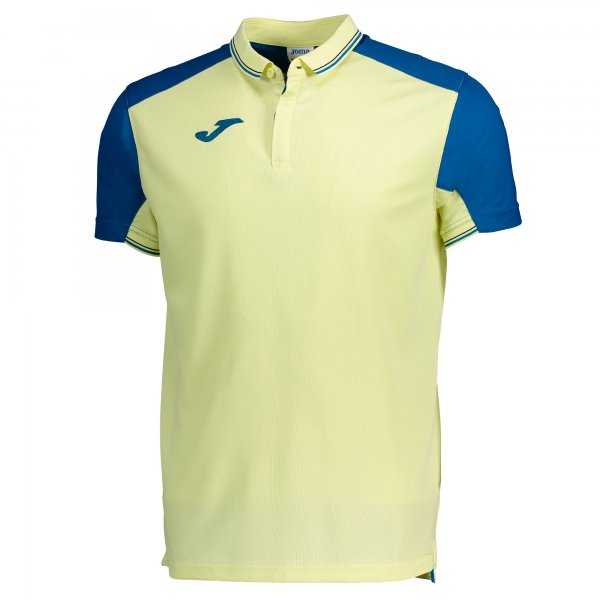 Polo Tennis Yellow-blue S/s Joma