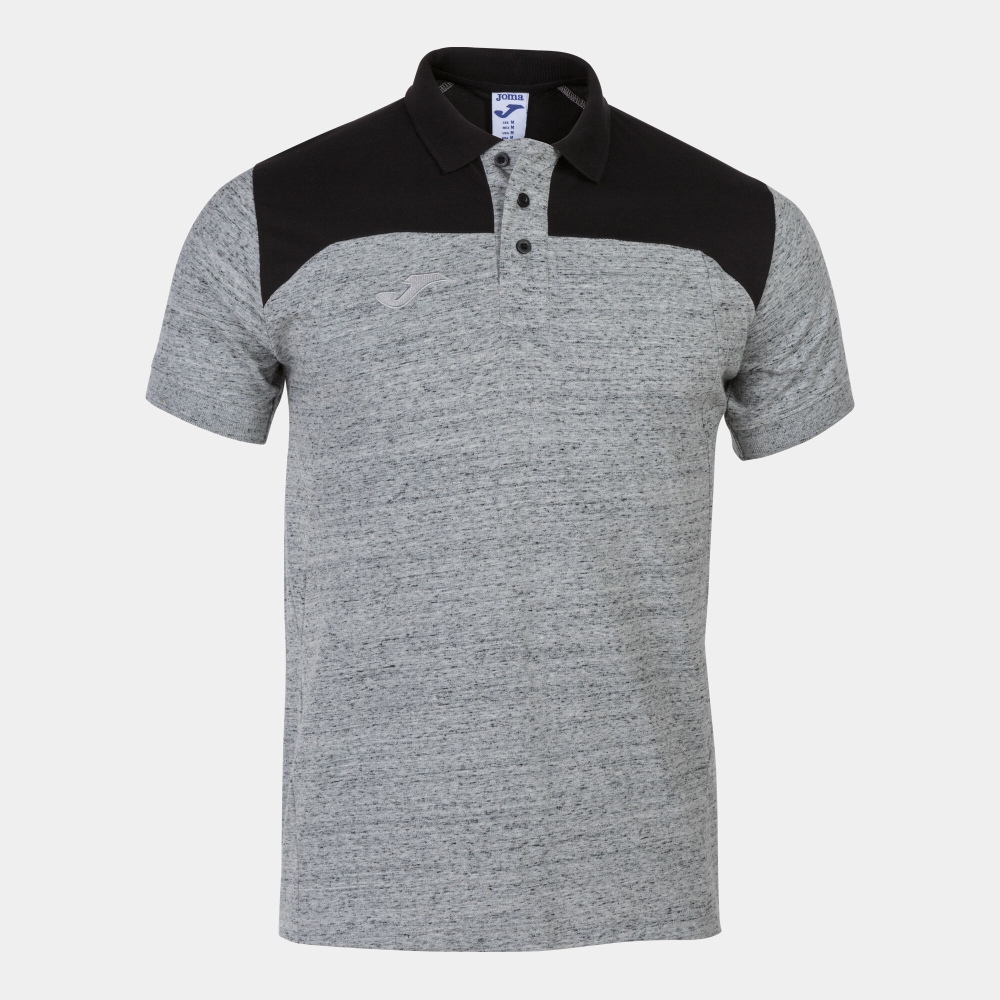 Polo Shirt Winner Ii Cotton Anthracite-black S/s