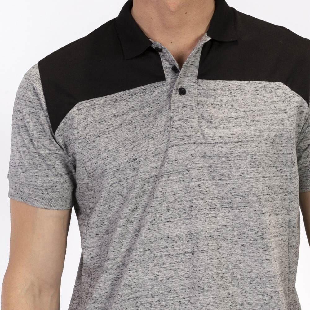 Polo Shirt Winner Ii Cotton Anthracite-black  S/s