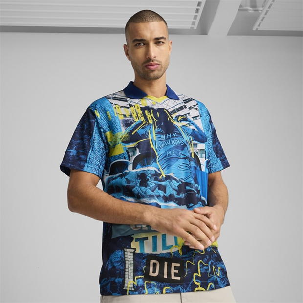 Puma Manchester City FtblNRGY+ Retro Shirt Adults